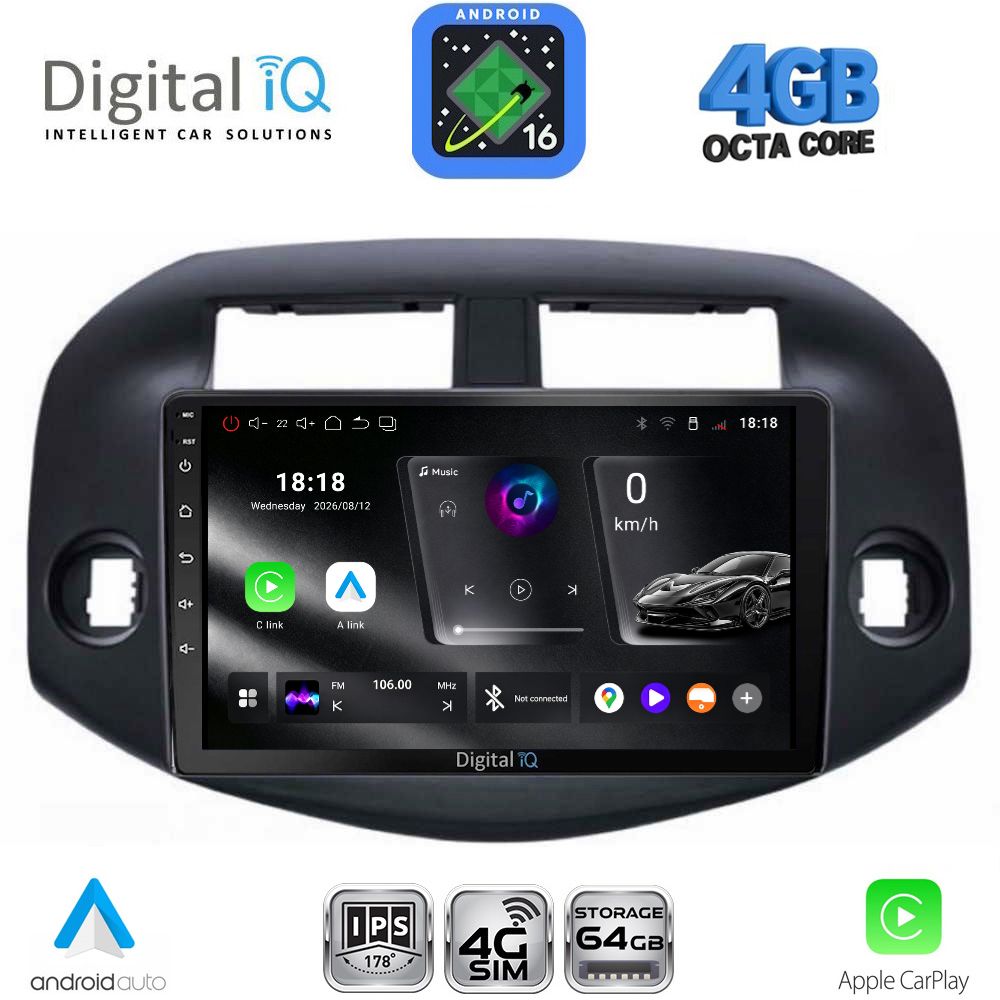 DIGITAL IQ RTG 6732_CPA (10inc) MULTIMEDIA TABLET for TOYOTA RAV 4 mod. 2006-2012