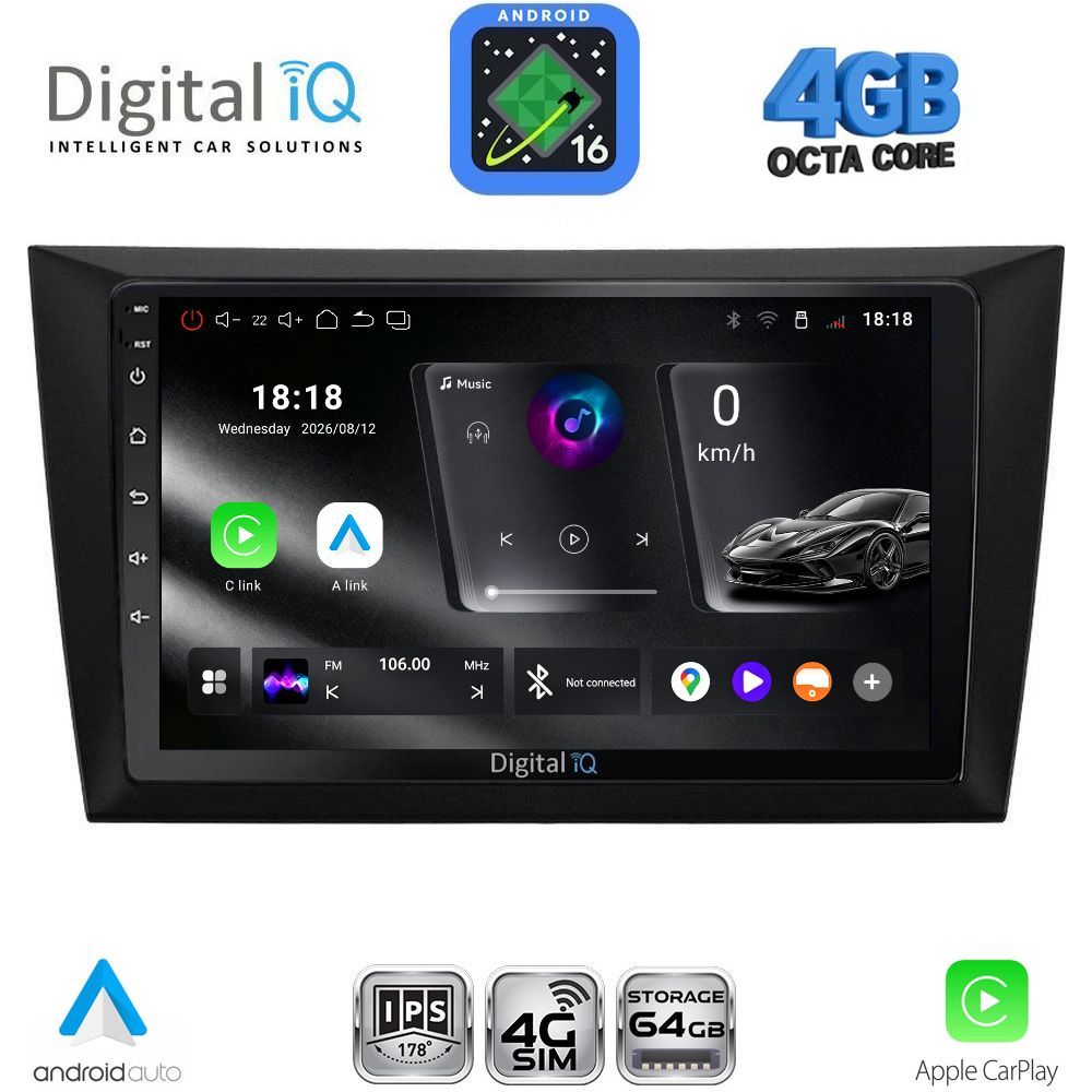 DIGITAL IQ RTG 6746_CPA  (9inc) MULTIMEDIA TABLET for GOLF 6 mod. 2009-2012