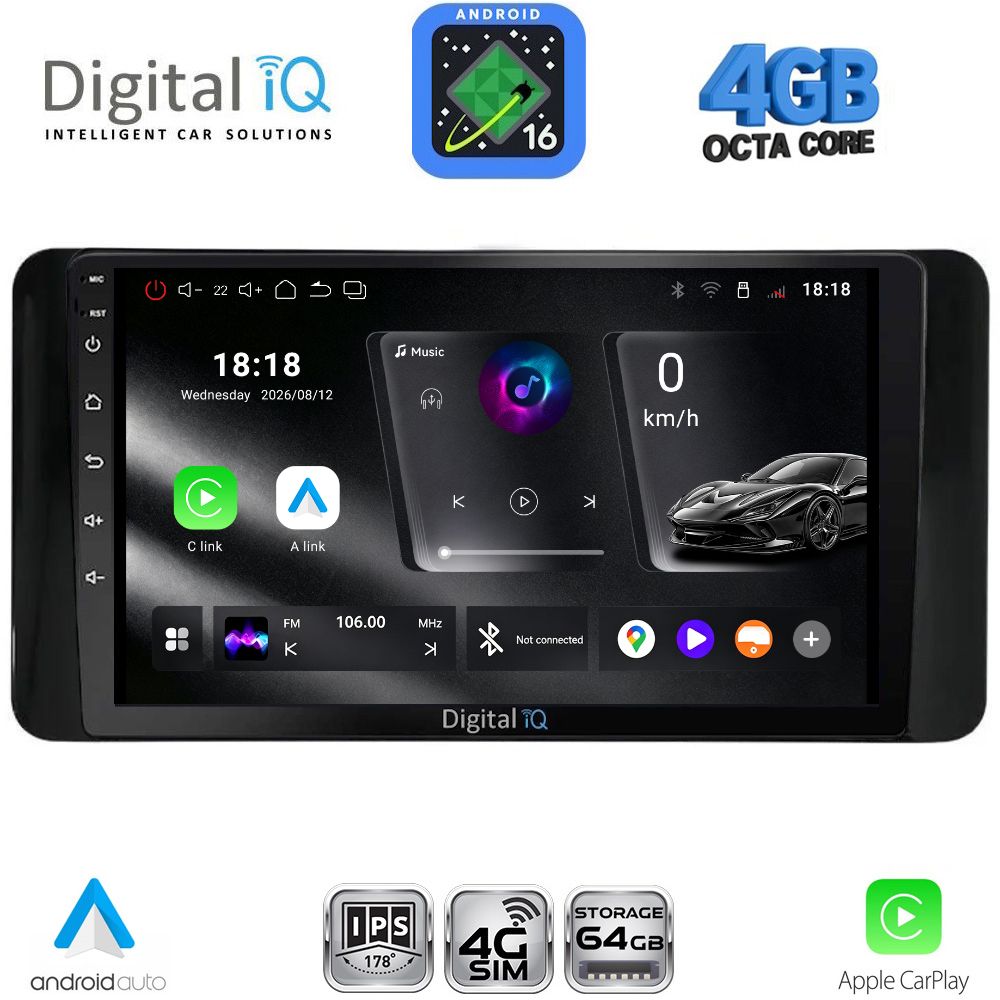DIGITAL IQ RTG 6778_CPA (10inc) MULTIMEDIA TABLET for TOYOTA LAND CRUISER LC300 2023-2026
