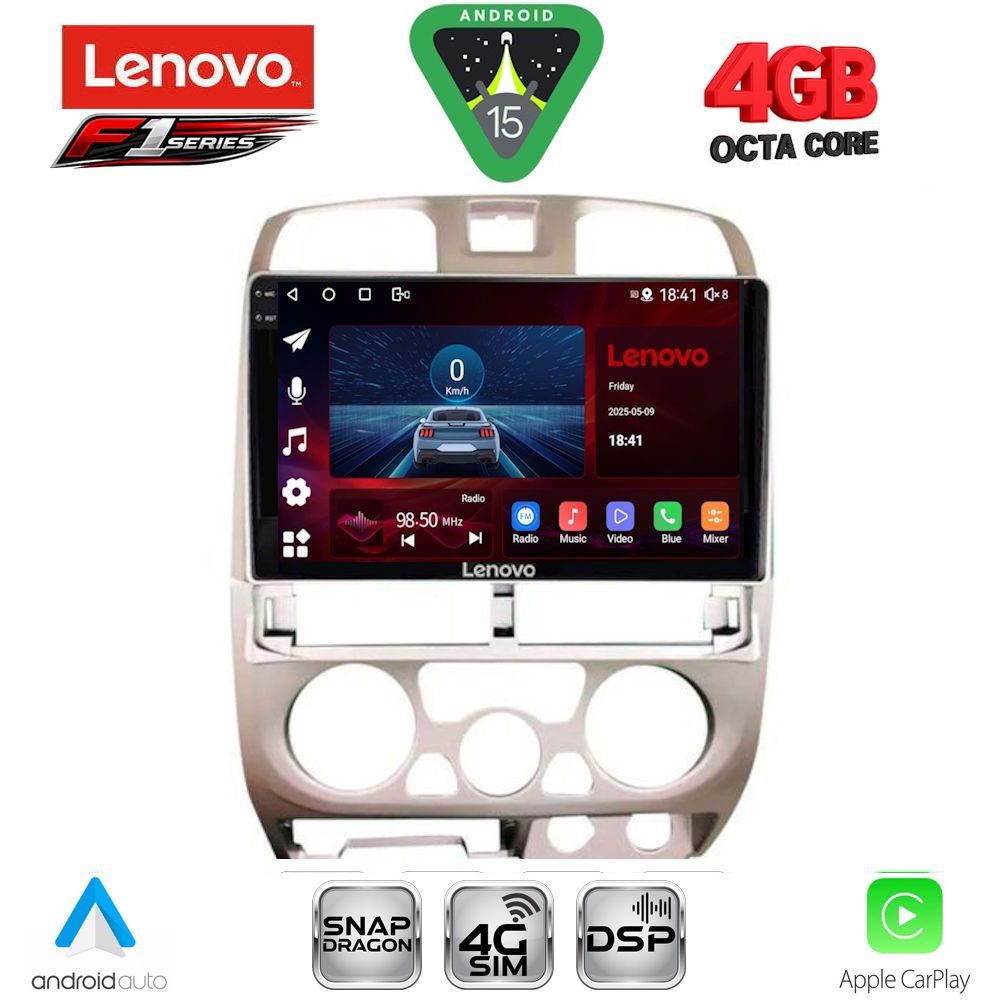 LENOVO SSQ 9253SL_CPA (9inc) MULTIMEDIA TABLET for ISUZU D-MAX mod. 2002-2008 (SILVER)