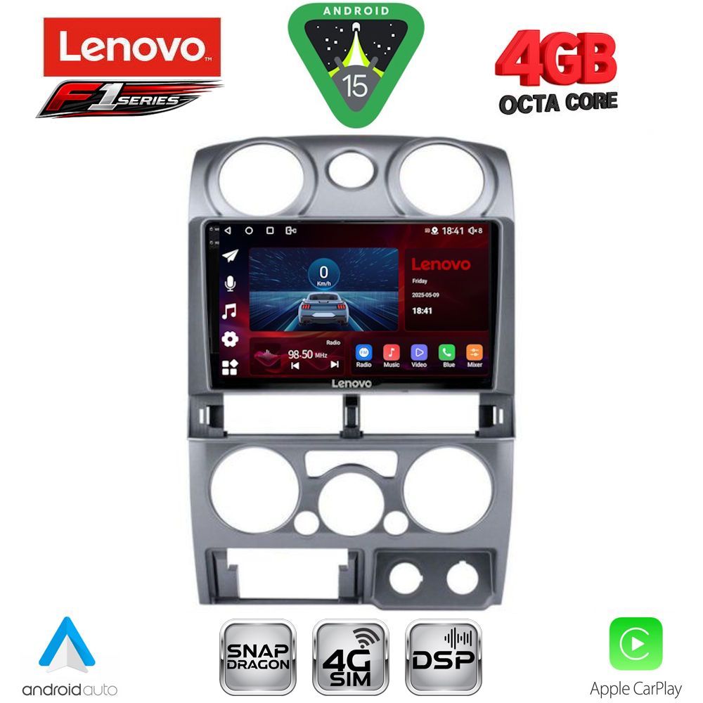 LENOVO SSQ 9254SL_CPA (9inc) MULTIMEDIA TABLET for ISUZU D-MAX mod. 2008-2012 (SILVER)