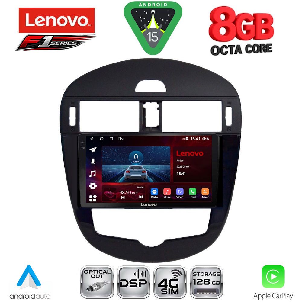 LENOVO SSR 10470CL_CPA (9inc) MULTIMEDIA TABLET for NISSAN PULSAR mod. 2014-2020 with CLIMA