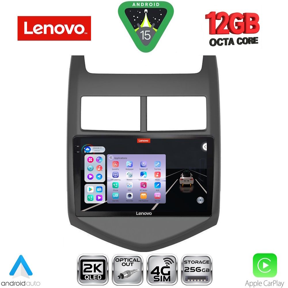 LENOVO SSZ 12074A_CPA (9inc) MULTIMEDIA TABLET for CHEVROLET AVEO mod. 2011-2014