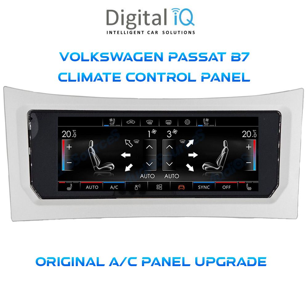 DIGITAL IQ CCP 762_CP (6.9") (PQ) CLIMATE CONTROL PANEL for VW PASSAT CC (B7) mod. 2008-2016