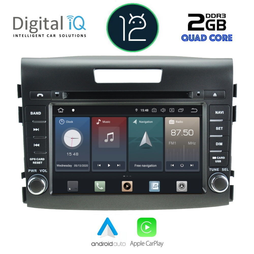 DIGITAL IQ X487_CPA (8'' DVD) MULTIMEDIA SYSTEM for HONDA CRV 2013-2017