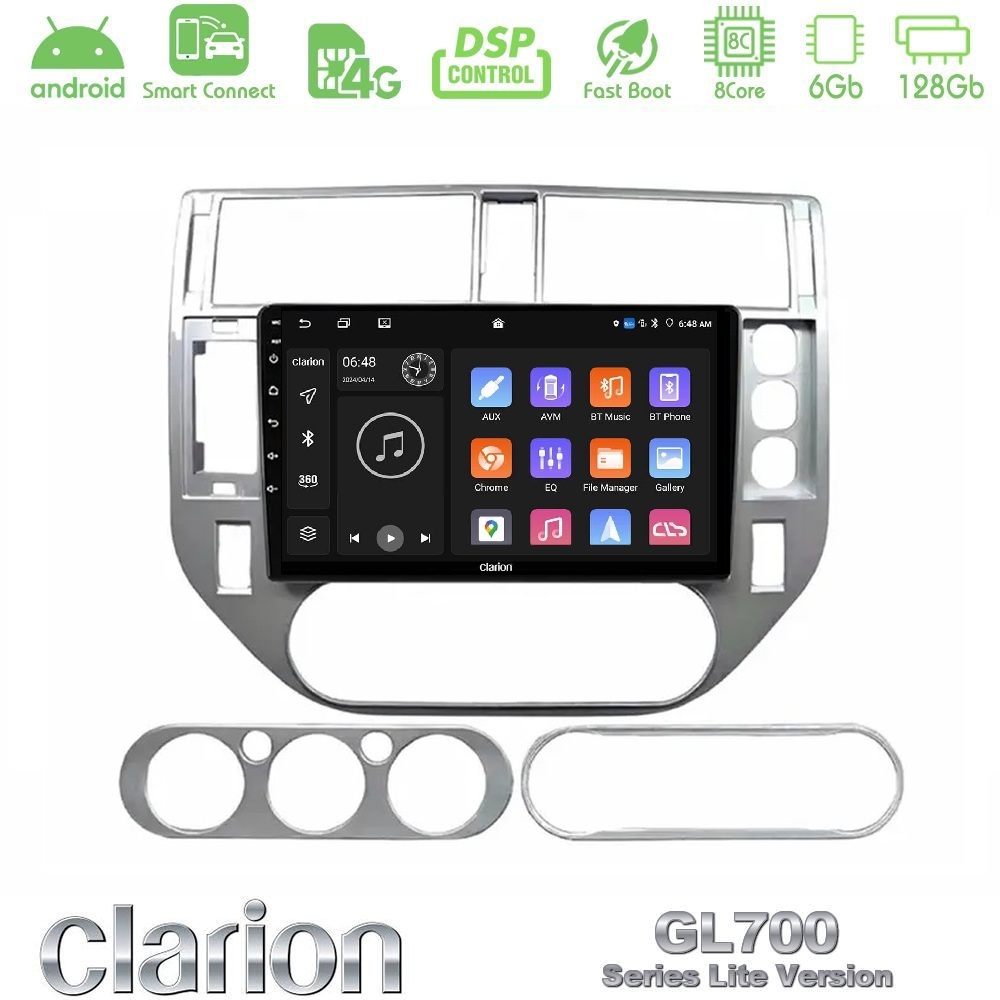Clarion GL700 Lite Series 8Core Android ClarionOS 6+128GB Ford C-Max 2003-2010 | Kuga 2008-2012 Navigation Multimedia Tablet 9" Με Carplay & Android Auto