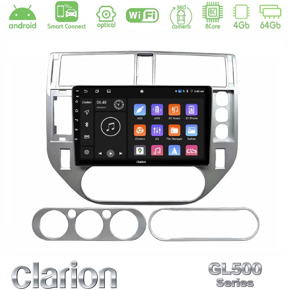 Clarion GL500 Series 8Core Android ClarionOS 4+64GB Ford C-Max 2003-2010 | Kuga 2008-2012 Navigation Multimedia Tablet 9"
