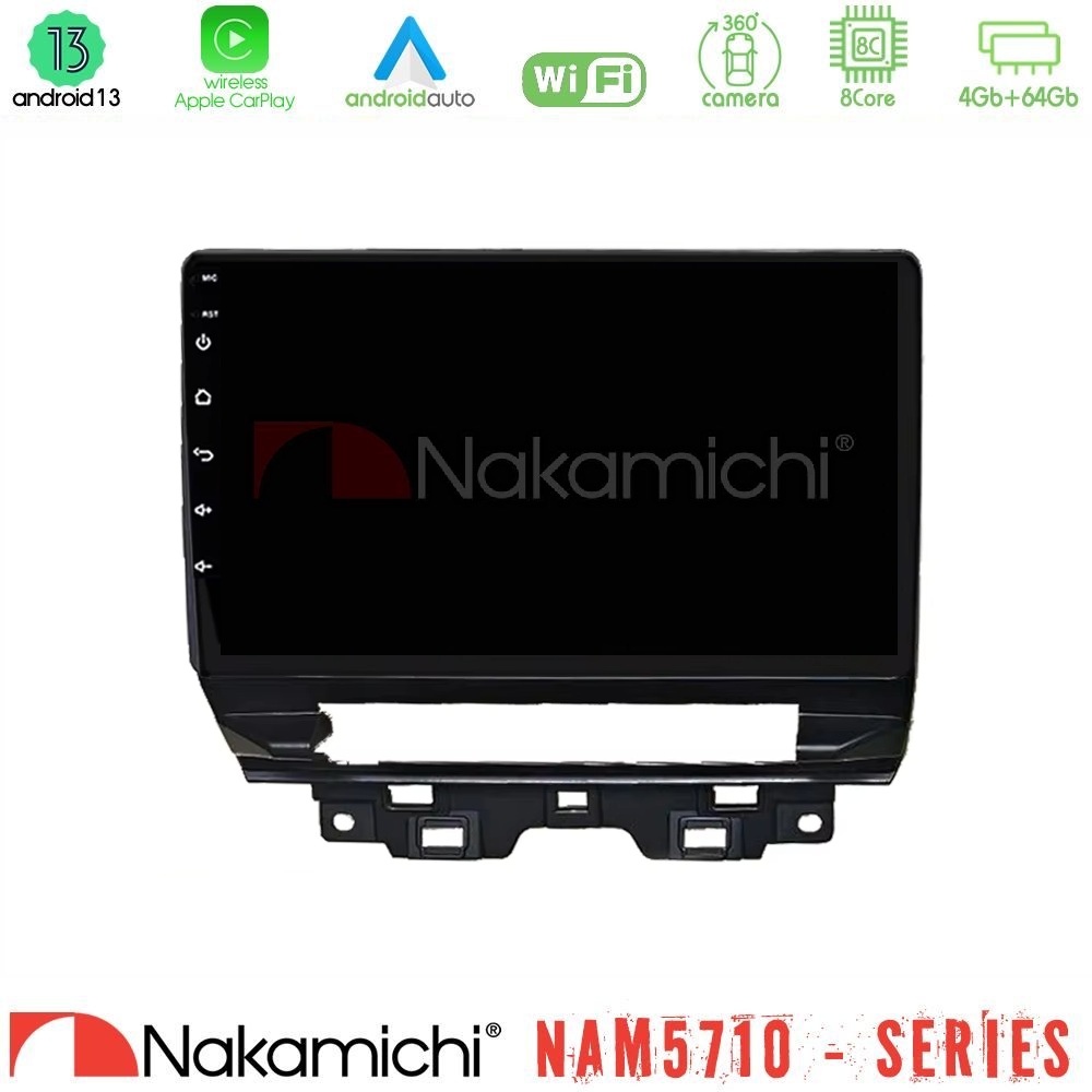 Nakamichi NAM5710 Series 8Core Android13 4+64GB Renault Trafic 2022-> Navigation Multimedia Tablet 10"