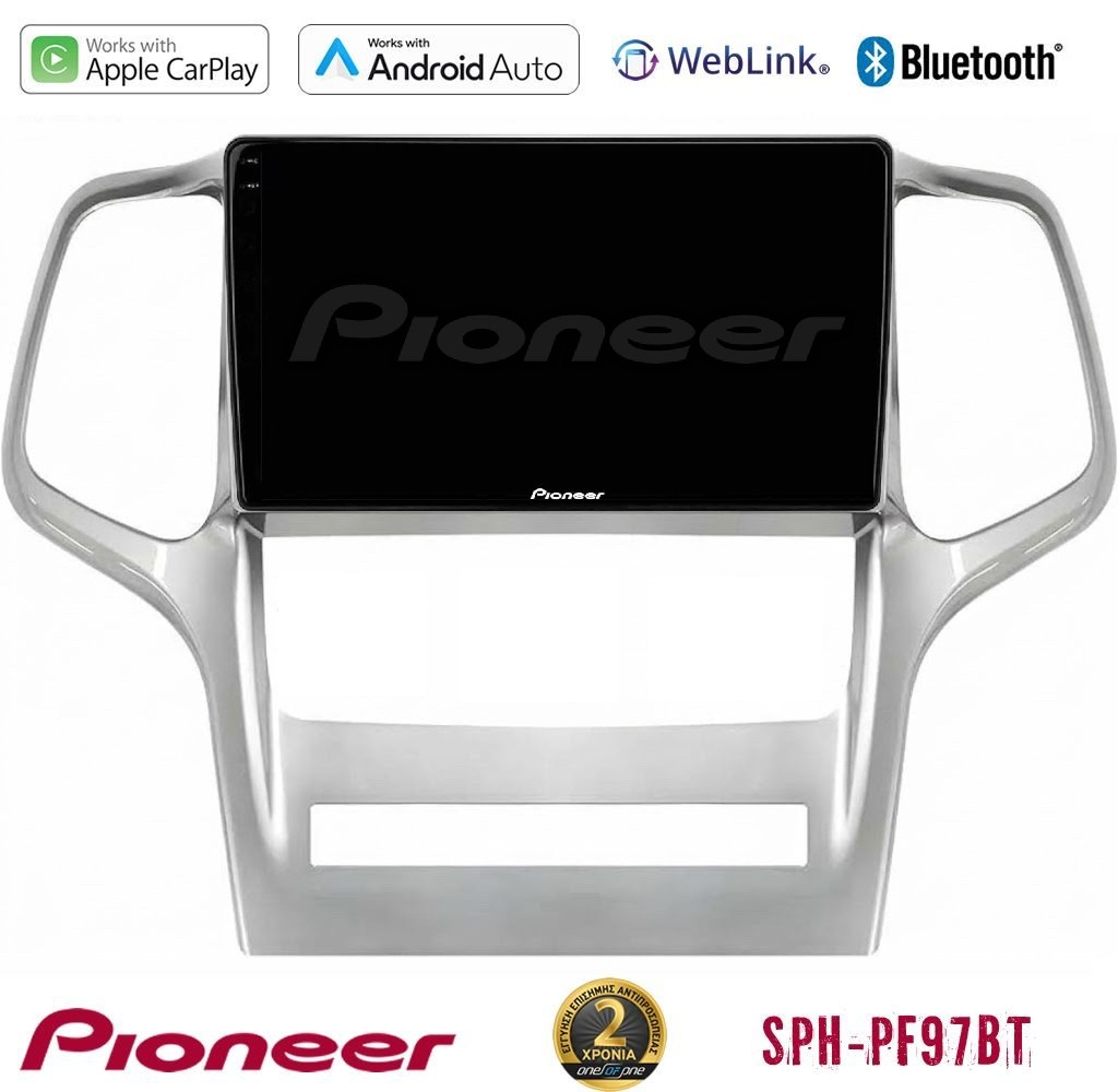 Pioneer SPH-PF97BT Series Jeep Grand Cherokee 2011-2013 Multimedia Station 9" (Tablet Style) Με Carplay & Android Auto
