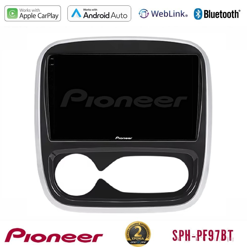 Pioneer SPH-PF97BT Series Renault/Nissan/Opel/Fiat Multimedia Station 9" (Tablet Style) Με Carplay & Android Auto (AUTO A/C)