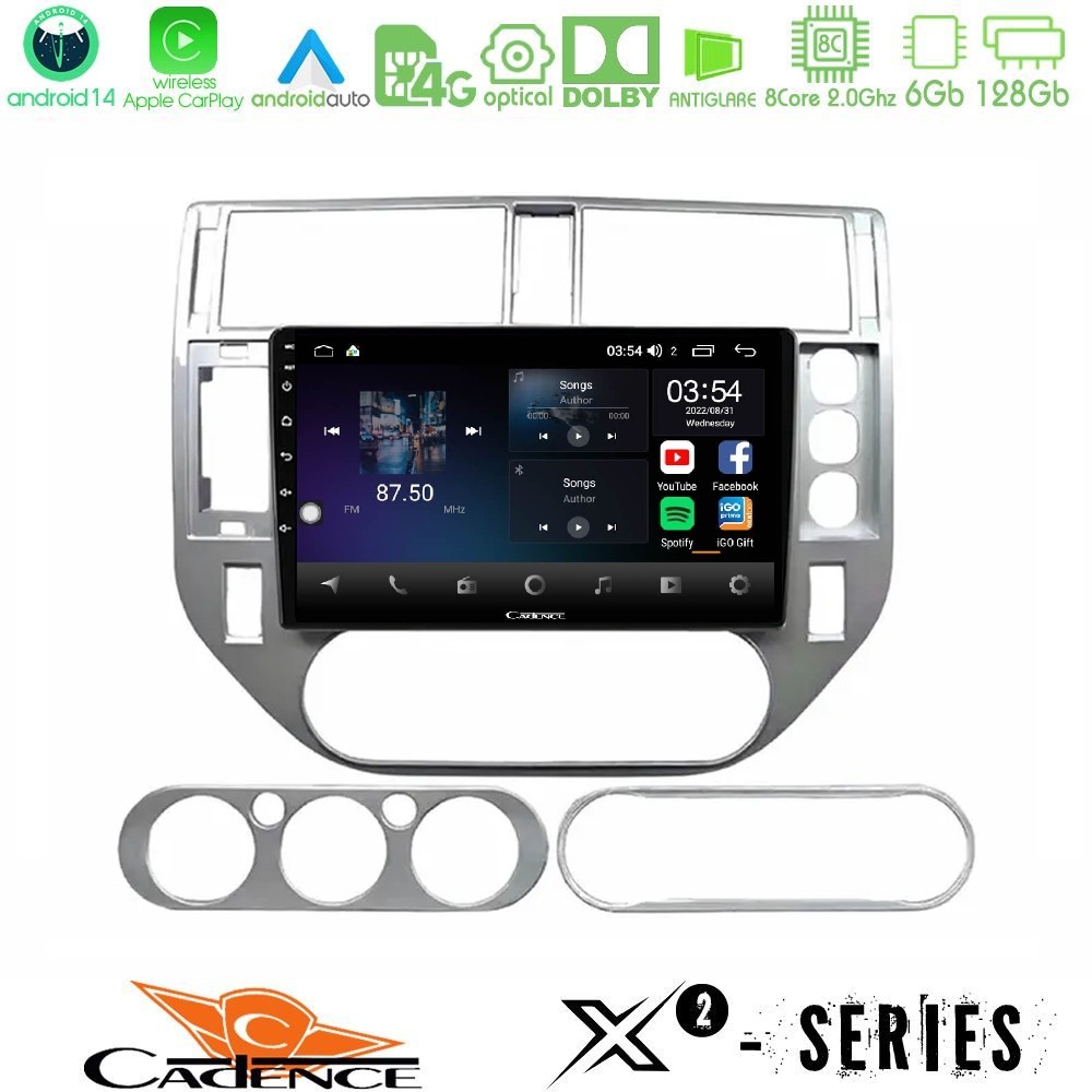 Cadence X2 Series 8Core Android14 6+128GB Ford C-Max 2003-2010 | Kuga 2008-2012 Navigation Multimedia Tablet 9"